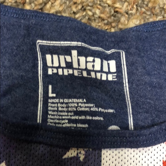 Patriotic tank top mesh texture - Picture 2 of 3